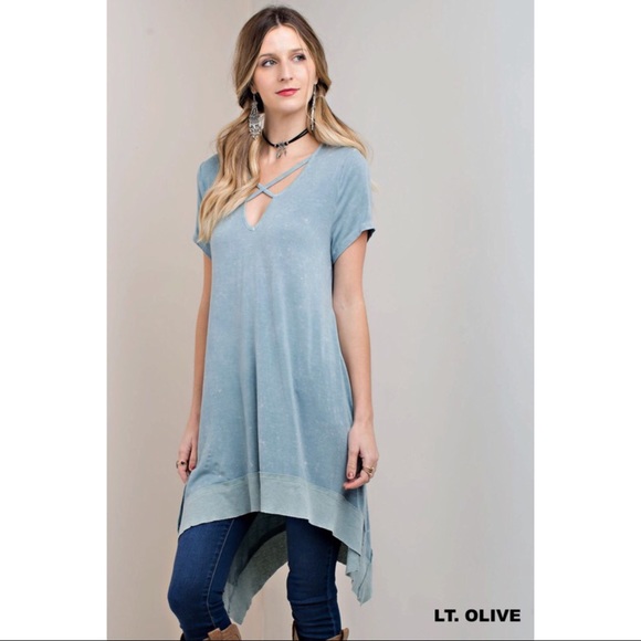 🆕Gorgeous Boho Mineral Wash Tunic - Picture 4 of 6
